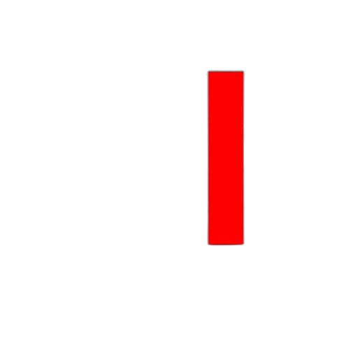 staff, sword, face, weapon, pixel art, 3d render, red, monochrome transparent PNG cut-out