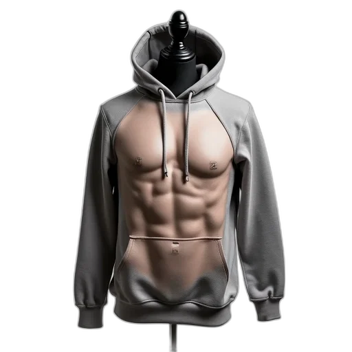 jacket, 3d render, photorealistic, cyberpunk, concept art, hoodie, realistic, male transparent PNG cut-out