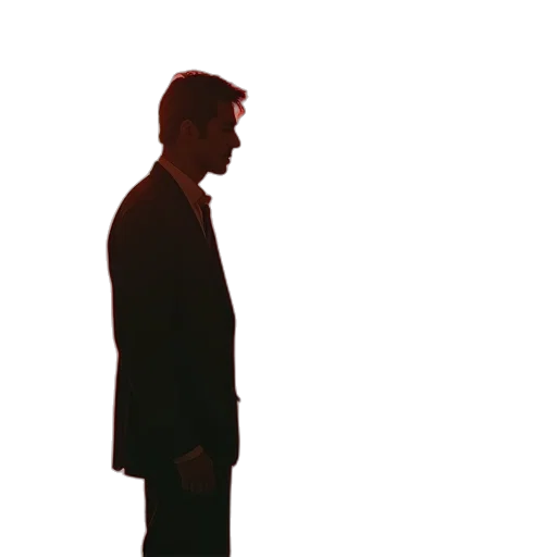 jacket, staff, face, robot transparent PNG cut-out