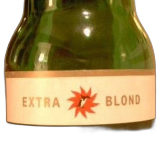 bottle, crown, 3d render, earth tones, vedett, extra, blond, beer transparent PNG cut-out