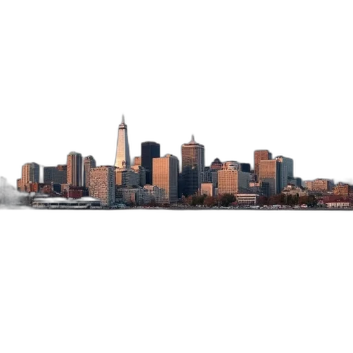 building, concept art, 3d render, photorealistic transparent PNG cut-out