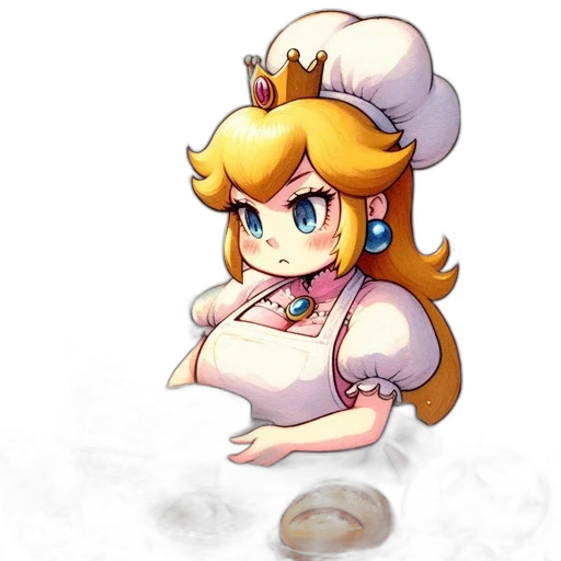 staff, crown, food, hat, pixel art, concept art, cartoon, watercolor transparent PNG cut-out
