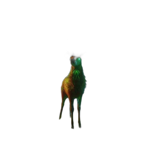 animal, creature, staff, dragon, 3d render, concept art, vaporwave, pixel art transparent PNG cut-out