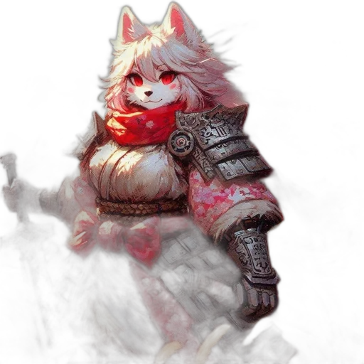 staff, animal, weapon, creature, fantasy art, concept art, pixel art, watercolor transparent PNG cut-out