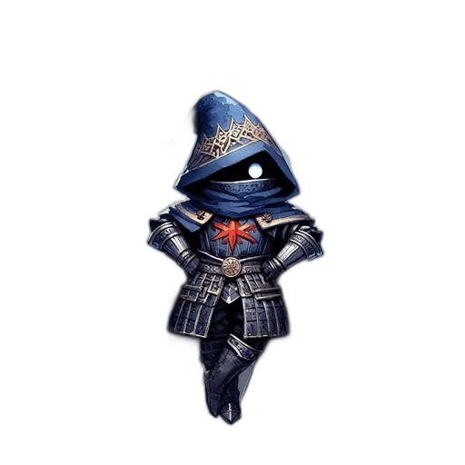 staff, jacket, mask, sword, pixel art, concept art, fantasy art, 3d render transparent PNG cut-out