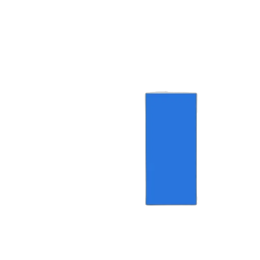 robot, pixel art, blue, monochrome transparent PNG cut-out