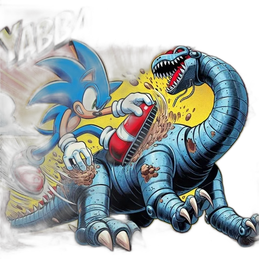dragon, creature, concept art, comic book art, fantasy art, pixel art, sonic, hedgehog transparent PNG cut-out
