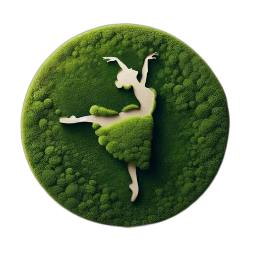 food, dragon, 3d render, photorealistic, concept art, green, ballet, dancer transparent PNG cut-out