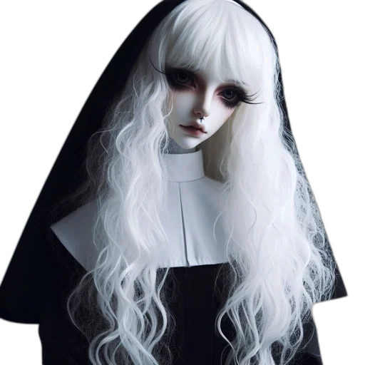 mask, dress, face, staff, 3d render, photorealistic, concept art, fantasy art transparent PNG cut-out