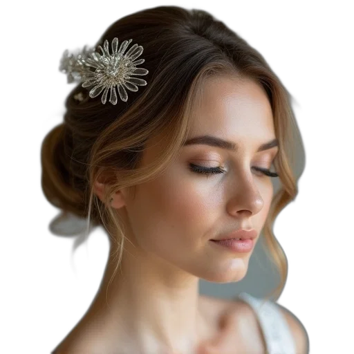 crown, jewelry, flower, staff, photorealistic, oil painting, 3d render, fantasy art transparent PNG cut-out