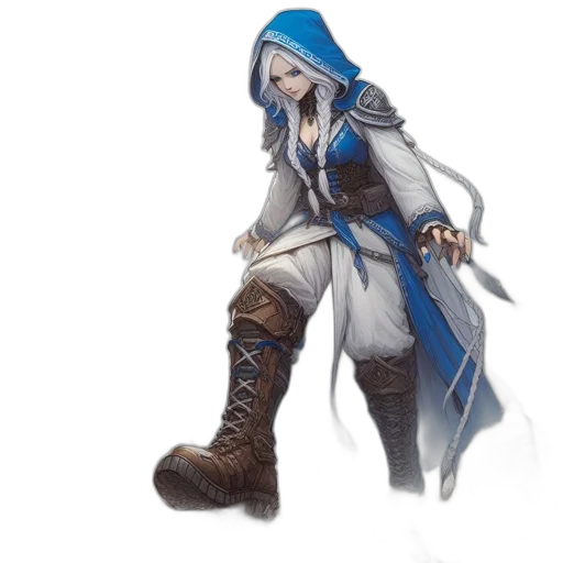 staff, jacket, weapon, sword, concept art, fantasy art, pixel art, 3d render transparent PNG cut-out