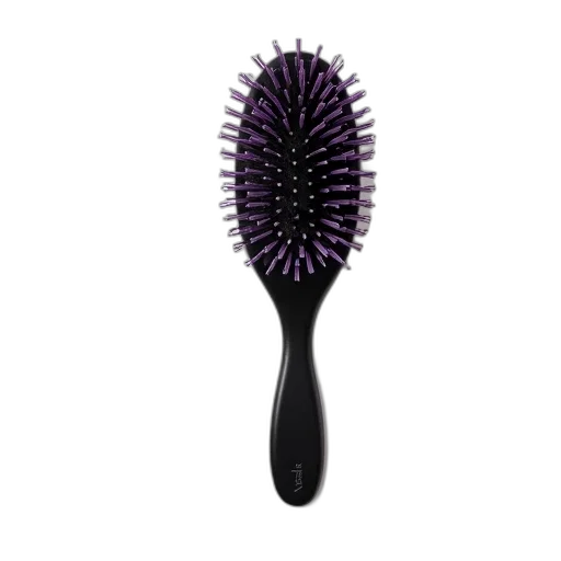 hair, staff, crown, flower, black, hairbrush, purple, bristle transparent PNG cut-out
