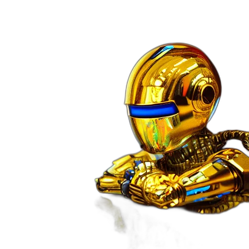 robot, jewelry, weapon, crown transparent PNG cut-out