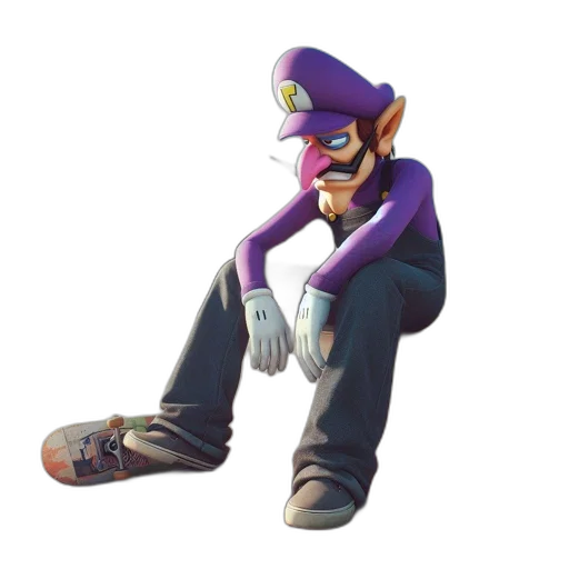mask, hat, face, animal, concept art, 3d render, pixel art, vaporwave transparent PNG cut-out