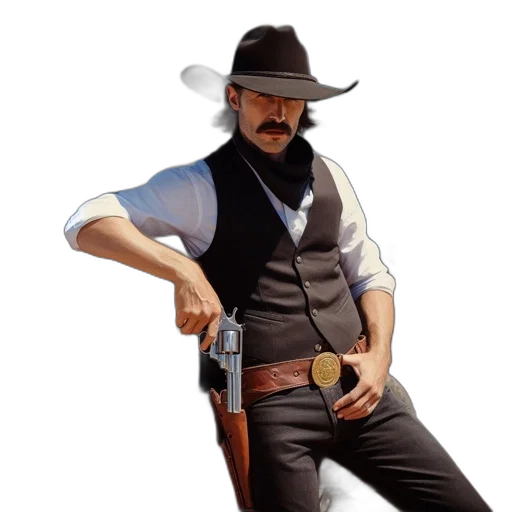 staff, hat, concept art, photorealistic, pixel art, 3d render, man, wearing transparent PNG cut-out