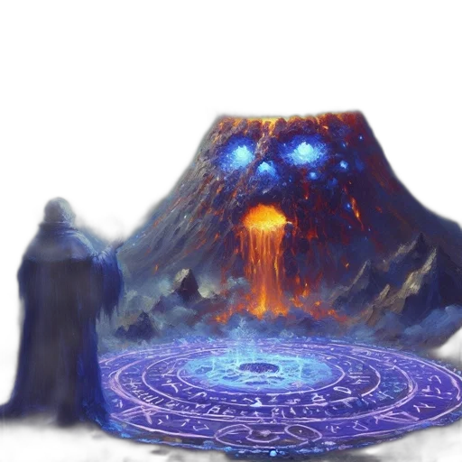 crown, umbrella, hat, sword, concept art, fantasy art, watercolor, oil painting transparent PNG cut-out