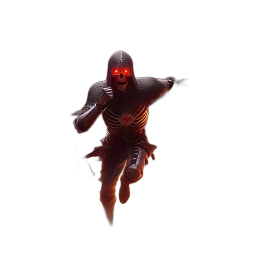 creature, mask, weapon, sword, concept art, 3d render, fantasy art, pixel art transparent PNG cut-out