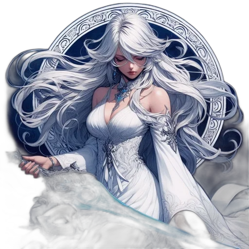 dress, dragon, sword, fantasy art, concept art, pixel art, comic book art, snow transparent PNG cut-out