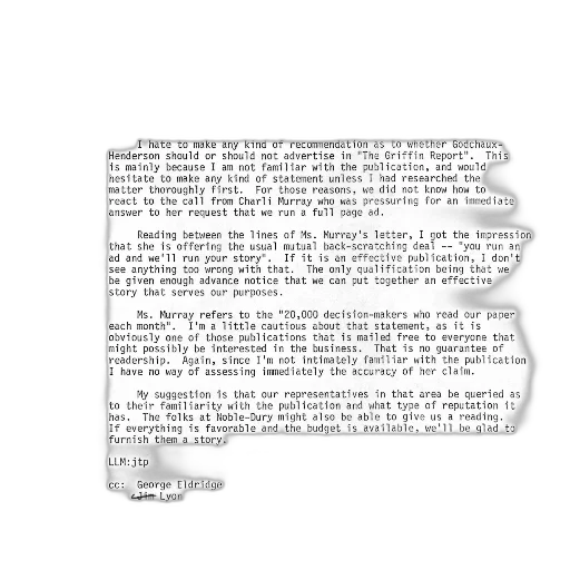 letter, larry, mcghee, bill, nelson, dated, 5-3-76, about transparent PNG cut-out