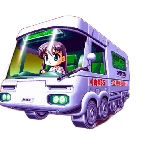 robot, car, weapon, vaporwave, concept art, pixel art, 3d render, outer space transparent PNG cut-out