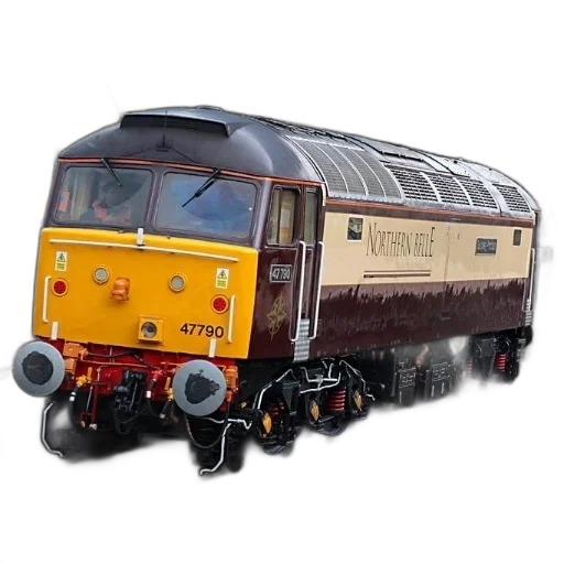 3d render, photorealistic, northern, belle, train, tracks, station transparent PNG cut-out