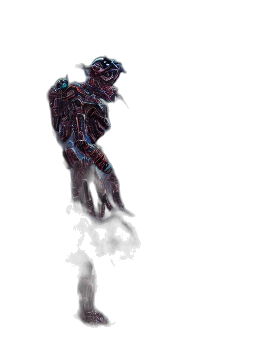 robot, creature, dragon, jacket transparent PNG cut-out