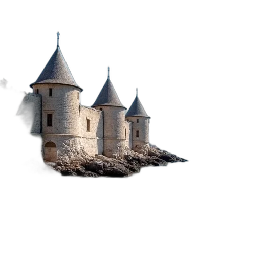 building, crown, dragon, hat, 3d render, concept art, photorealistic, fantasy art transparent PNG cut-out
