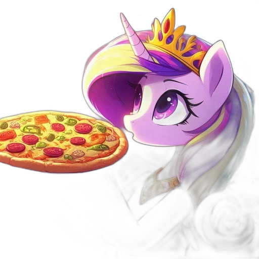 crown, food, concept art, fantasy art, pixel art, 3d render, pastel, colorful transparent PNG cut-out