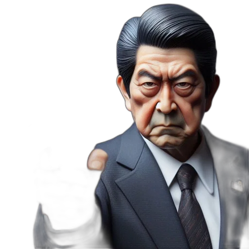 face, staff, 3d render, concept art, photorealistic, asian, elder, steely transparent PNG cut-out