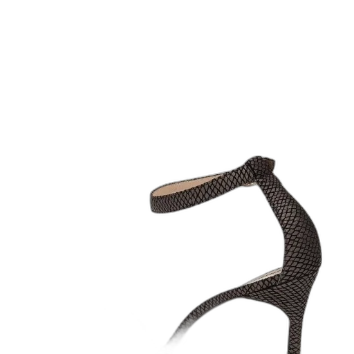 shoes, staff, jewelry, weapon, 3d render, pair, black, textured transparent PNG cut-out