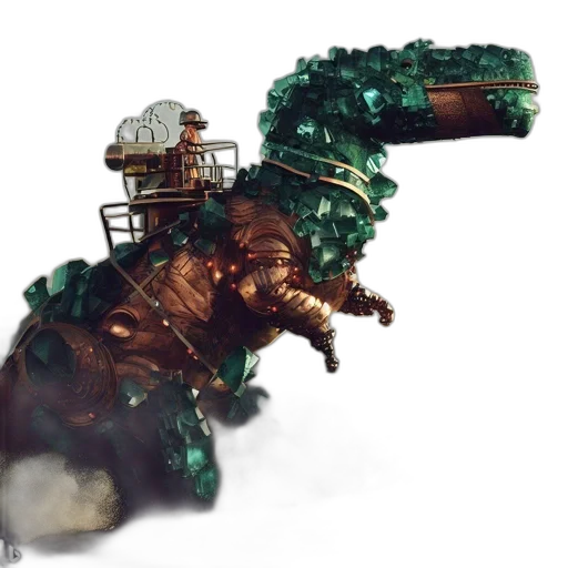 dragon, creature, animal, weapon, concept art, fantasy art, 3d render, photorealistic transparent PNG cut-out