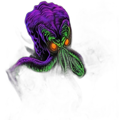 creature, mask, hair, staff, concept art, fantasy art, 3d render, pixel art transparent PNG cut-out