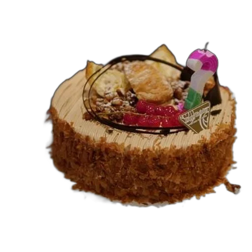 food, crown, staff, jewelry, 3d render, beautifully, decorated, cake transparent PNG cut-out