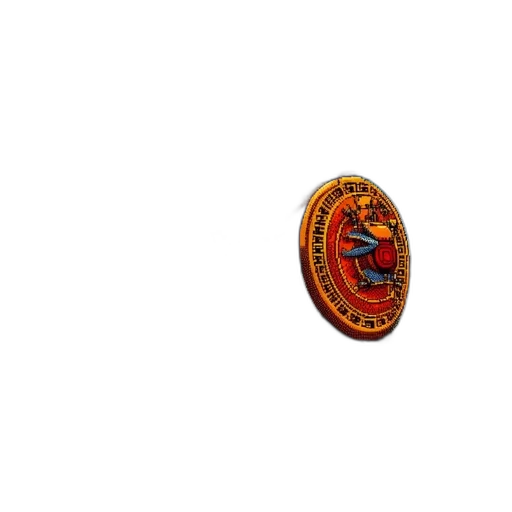 staff, jacket, jewelry, crown, 3d render, pixel art, photorealistic, aztec transparent PNG cut-out