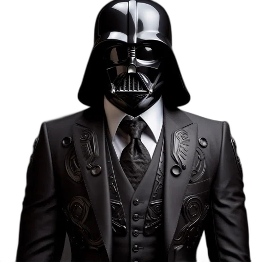 jacket, mask, concept art, comic book art, photorealistic, dark, figure, sleek transparent PNG cut-out