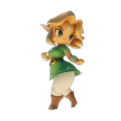 staff, 3d render, concept art, fantasy art, pixel art, green, animated, character transparent PNG cut-out