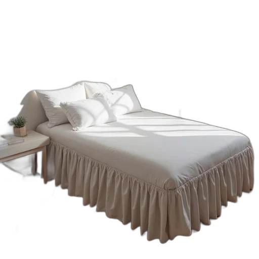 furniture, 3d render, earth tones, pleaed transparent PNG cut-out