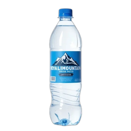 bottle, animal, food, weapon, 3d render, photorealistic, clear, plastic transparent PNG cut-out