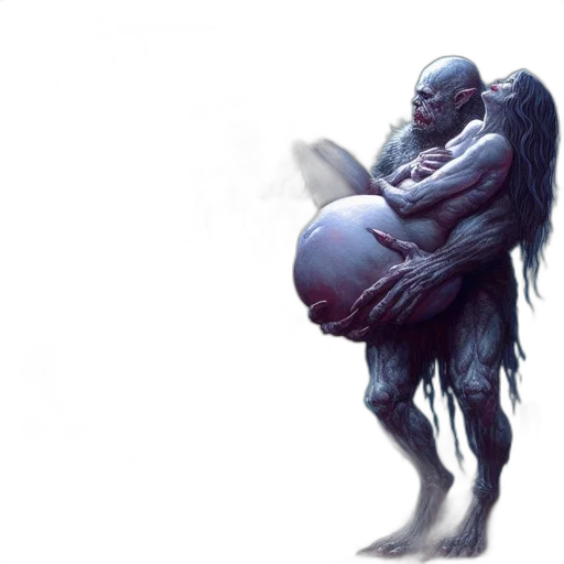 creature, concept art, fantasy art, cyberpunk, comic book art, fog, outer space, ominous transparent PNG cut-out