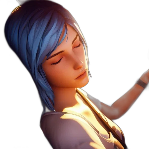 staff, face, jewelry, weapon, concept art, 3d render, fantasy art, anime transparent PNG cut-out