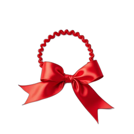 jewelry, crown, staff, hat, 3d render, red, curling, ribbon transparent PNG cut-out