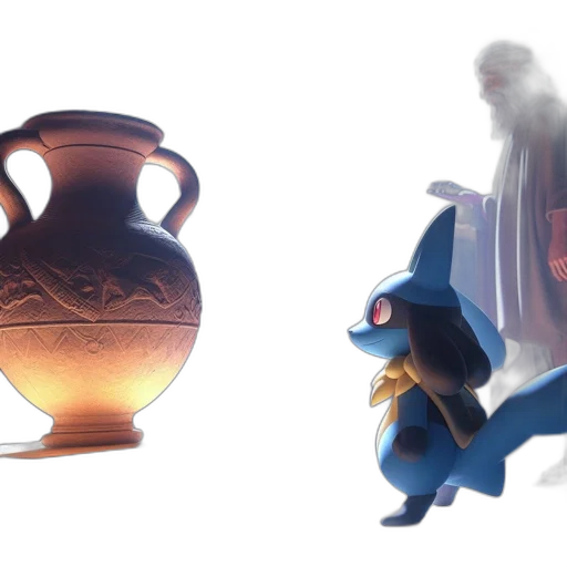 bottle, concept art, 3d render, fantasy art, photorealistic, fire, blue, dark transparent PNG cut-out