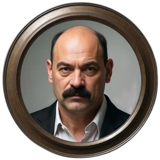 face, staff, hat, jacket, photorealistic, portrait, man, stern transparent PNG cut-out
