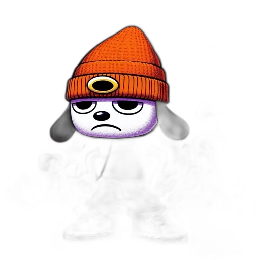 hat, animal, staff, concept art, 3d render, pixel art, cartoon, animated transparent PNG cut-out