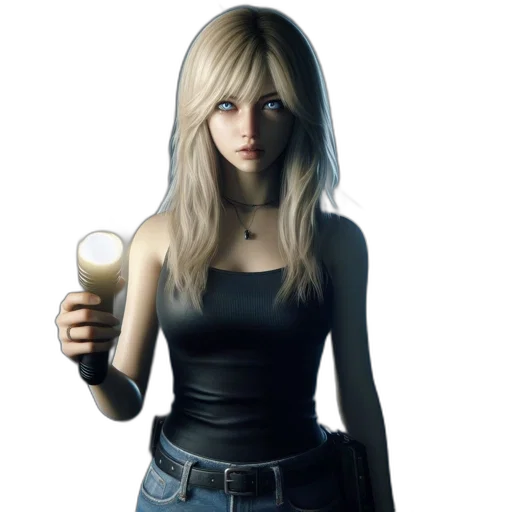 jacket, dress, face, concept art, 3d render, fantasy art, photorealistic, woman transparent PNG cut-out