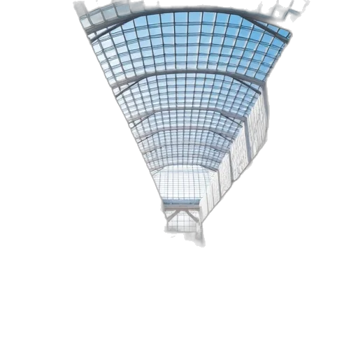 umbrella, building, hat, 3d render, concept art, photorealistic, blue, convention transparent PNG cut-out