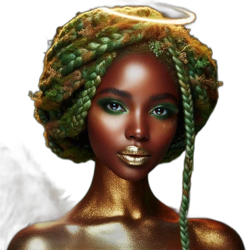 crown, jewelry, hair, face, fantasy art, concept art, photorealistic, 3d render transparent PNG cut-out