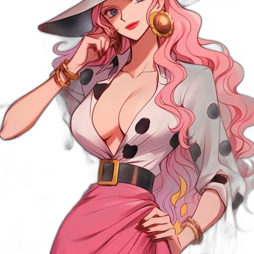 dress, hat, staff, jacket, anime, fantasy art, cartoon, concept art transparent PNG cut-out