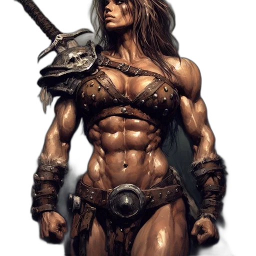 sword, weapon, fantasy art, concept art, comic book art, photorealistic, imposing, female transparent PNG cut-out