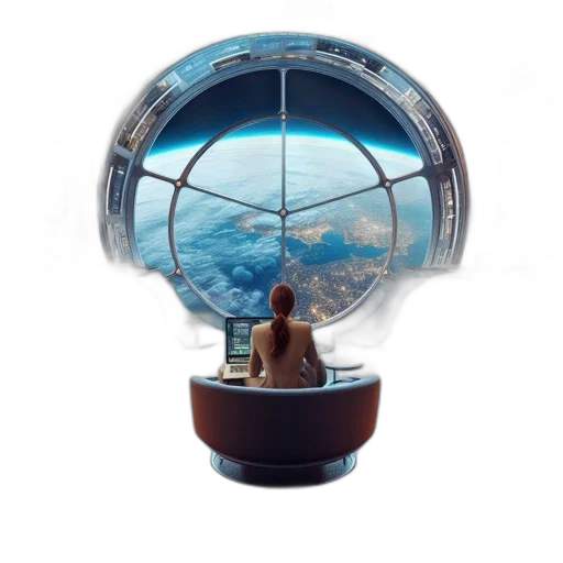 furniture, umbrella, staff, concept art, 3d render, photorealistic, fantasy art, outer space transparent PNG cut-out